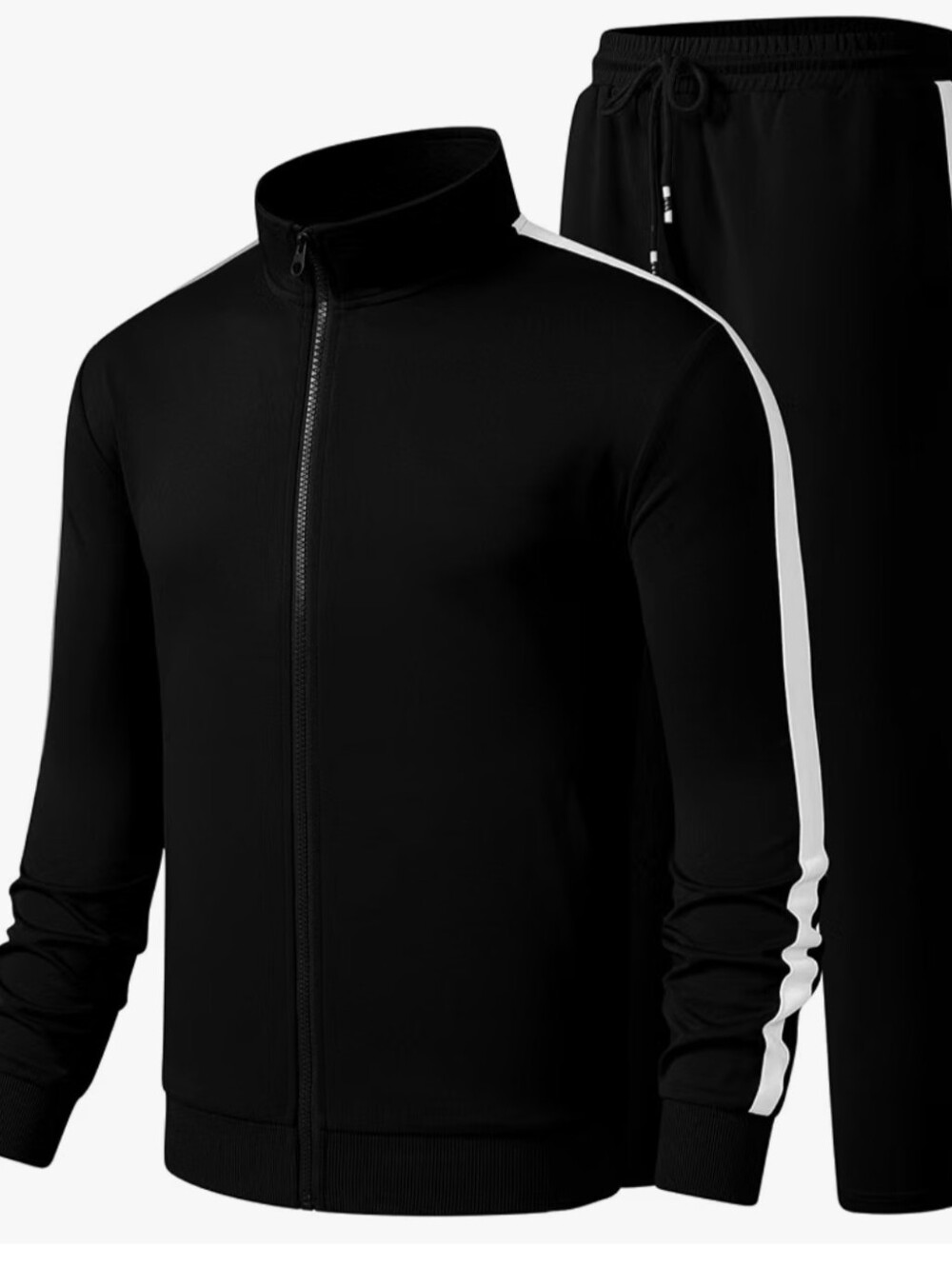 Men's Tracksuits 2 Piece Sweat Suit Full Zip Jacket & Sweatpants